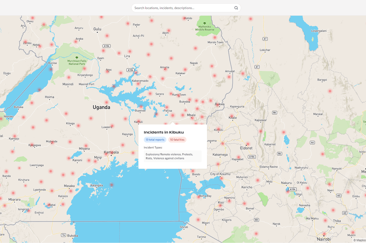 detailed incident maps